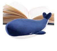 Whale Plush Toy, Soft Hugging Pillow, Skin-Friendly Cartoon Doll, Cute Room Decoration for Nursery, Bedroom, Living Room, Sofa, Car, Desktop Display, for Kids and Lovers Ask C