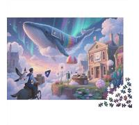 Whale Puzzles 1000 Piece Challenge Toy For Adults And Kids Postman Jigsaw Puzzles Family Educational Games Home Decoration Gift 1000pcs (75x50cm)