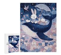 Whale Ride Fantasy Scene Puzzle 1000 Teile Schwer Puzzle Spielzeug Lernspiel Impossible Herausforderungsspielzeug Für Erwachsene Kinder 500 PCS