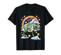Whale Rides a Dinosaur Dino T-Shirt