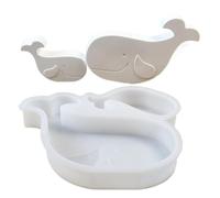 Whale Shape Soap Mould | Silicone Moulds | Large and Whale Soap Mould | Silicone Animal Embellishment Moulds, Handmade Soap Resin Cast Concrete Clay Moulds