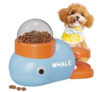 Whale-Shaped Interactive Dog Slow Feeder Toy, Dog Treat Dispenser Toy, Enrichment Toys for Dogs and Cats, Durable and Stress Relief, Improve Your Pet's Intelligence