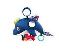 Whale Shaped Plush Hanging Rattle Crib Toy Accessories Early Educational Bed Around Hanging Supplies Teething Relief