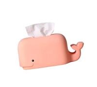 Whale Shaped Tissue Box Covers Napkin Dispenser Detachable Bottom Silicone Paper Towel Holder for Home Decoration Waterproof Tissue Holder