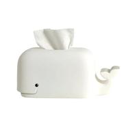 Whale Shaped Tissue Box Covers Napkin Dispenser Detachable Bottom Silicone Paper Towel Holder for Home Decoration Waterproof Tissue Holder