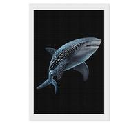 Whale Shark Diamond Art Painting Kit Full Drill Paint Square Crystal Points for Adult Beginners