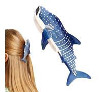 Whale Shark Hair Clip, Shark Whale Claw Clips, Cellulose Acetate Hair Clips for Girls, Shark Whale Claw Clip, Whale Hair Clips, Animal Shape Hair Jaw Clips