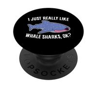 Whale Shark I Just Really Like Whale Sharks PopSockets Adhesive PopGrip