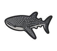 Whale Shark Iron On Patch - Realistic Marine Life Embroidered Applique Badge, Ocean Animal Wildlife Nautical Sea Creature Patch for Jackets Backpacks Hats