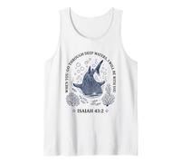 Whale Shark Isaiah 43:2 Deep Waters Faith Tank Top
