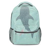 Whale Shark Mermaid Print Backpack: Kids Cartoon School Bookbag for Boys and Girls, 3D Backpack (print 3)