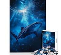 Whale Shark Ocean Jigsaws for Adults1000 Pieces Gifts for Women Men Difficult Challenge Home Decoration Toys for Age 14+ Game (38x26cm)