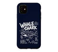 Whale Shark Scuba Diver Diving Ocean Animal Marine Biology Case for iPhone 11