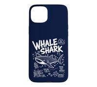 Whale Shark Scuba Diver Diving Ocean Animal Marine Biology Case for iPhone 15 Plus