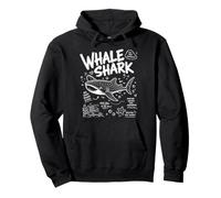 Whale Shark Scuba Diver Diving Ocean Animal Marine Biology Pullover Hoodie