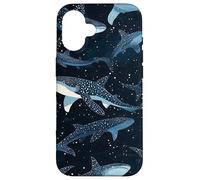Whale Shark Underwater Pattern Case for iPhone 16