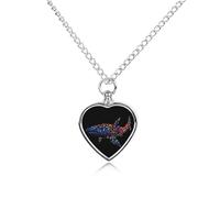 Whale Shark with Christmas Lights Urn Necklace for Ashes Pet Dog Cat Cremation Jewellery Alloy Memorial Keepsake Pendant