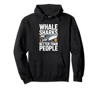 Whale Sharks Are Better Than People Funny Whale Shark Pullover Hoodie