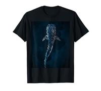 Whale Sharks Drift Through Deep Blue Sea Ocean Serenity T-Shirt