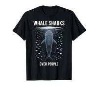 Whale Sharks Over People Funny Whale Shark Lover T-Shirt