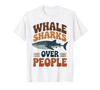 Whale Sharks Over People Funny Whale Shark T-Shirt