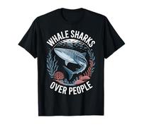 Whale Sharks Over People Funny Whale Shark T-Shirt