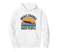 Whale Sharks Over People Whale Shark Funny Pullover Hoodie