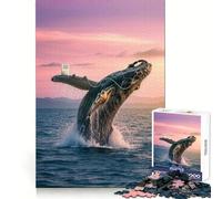 Whale Song Serenity Adult Jigsaw Puzzle1000 Pieces Intellect Skill Peaceful Fun Ideal Fit Perfect Present (38x26cm)