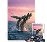 Whale Song Serenity for Adults 1000 Piece Jigsaw Puzzle Sharp Mind Calm Downtime Crisp Cut Memorable Gift (38x52cm)