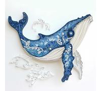 Whale Special Shape Quilling DIY Partial Drill Diamond Paintings Kit 30x30cm