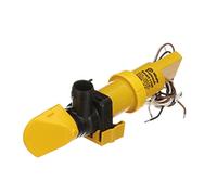 Whale SS1212 Supersub Smart 1100 Electric Bilge Pump - for Fresh or Salt Water Use, 12V DC, 5 Amps, Open Flow Rate of 1050 GPH @ 27.2V DC, 16 AWG Wire, 1-Inch and 1 1/8-Inch Hose Connections