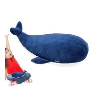 Whale Stuffed Animal Plush - 20 Inch Soft Skin Friendly Plush, Cartoon Doll Anime Pillow Room Decor Kids Friends Family | Bedtime Companion, Nursery Decor Accent, Living Room Throw, Emotional Comfort