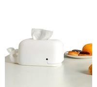 Whale Tissue Box Cover, Cute Tissue Holder, Durable Silicone Tiles, Whale Shape, Cute and Fun, Simple and Beautiful, Colorful, Watch Videos and Music and Phone Stand Design, Ti