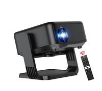 Whale TV Smart Projector - Native 1080P Full HD (4K Supported) Auto Keystone, WiFi & Bluetooth Home Cinema Projector with Built-in Speaker - For iOS/Android/PS5/PC - Black