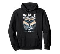 Whale Watching Crew 2026 I Love Whales Pullover Hoodie