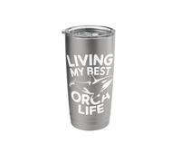 Whale Watching Ocean Conservation Marine Biology Aquatic Stainless Steel Insulated Tumbler