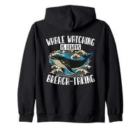 Whale Watching & Ocean Marine Life Zip Hoodie