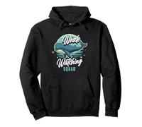 Whale Watching Squad & Ocean Marine Life Pullover Hoodie
