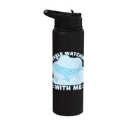Whale Watching with Wall Lovers Sea Explorers Environment Stainless Steel Insulated Water Bottle