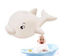 Whale Water Spray Toy | Baby Bath Sprayer for Tub - Musical Light Up Interactive Sensory Fountain Game for Water Play, Swimming, Pool, Outdoors Garden