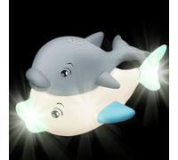 Whale Water Spray Toy, Whale Sprinkler Bath Toy, Musical Light Up Interactive Sensory Fountain Game for Water Play, Swimming, Pool, Outdoors Garden