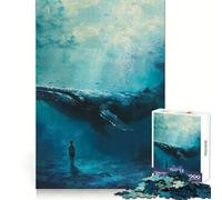 Whale Whispers Boy Dreams Adult Jigsaw Puzzle1000 Pieces Analytical Skill Relaxed Leisure Tight Join Winter Gift (38x26cm)