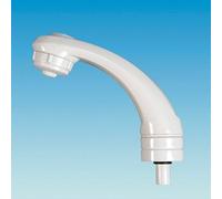 Whale White Elegance Short Tap Outlet Head - Caravan Motorhome