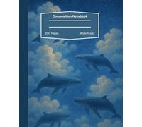 Whales and Dolphins in the Night Sky Notebook: Magical Ocean Fantasy Journal