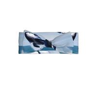 Whales at seaPrinted Baby Girl Headbandâ€“Soft and Elastic Nylon Hairband with Adorable Bow, Perfect for Infants