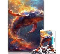 Whales on The Seabed Jigsaws Puzzles 1000 Pieces for Teenagers Gifts,Educational Games Wall Decoration Unique Birthday And Xmas Gifts 50x75cm