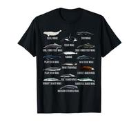 Whales Species Biology Different Types Of Whales T-Shirt