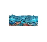 Whales under the sea All-over printed baby bow headband matches any outfit for babies, toddlers and kids