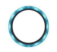 Whales Under The sea Elastic Steering Wheel Cover.Neoprene Full Print for Car SUV Truck Easy Install