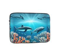 Whales Under The sea Laptop Bag Handheld Portable Briefcase Shockproof Protective Sleeve Computer Inner Bag for 17 inch inch Laptop